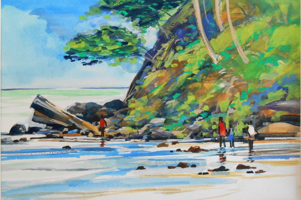 6 tips: Mesmerizing Yupo Watercolor Landscape