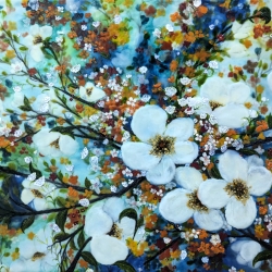 Alicia Nathai Achong, Amidst The Blooms